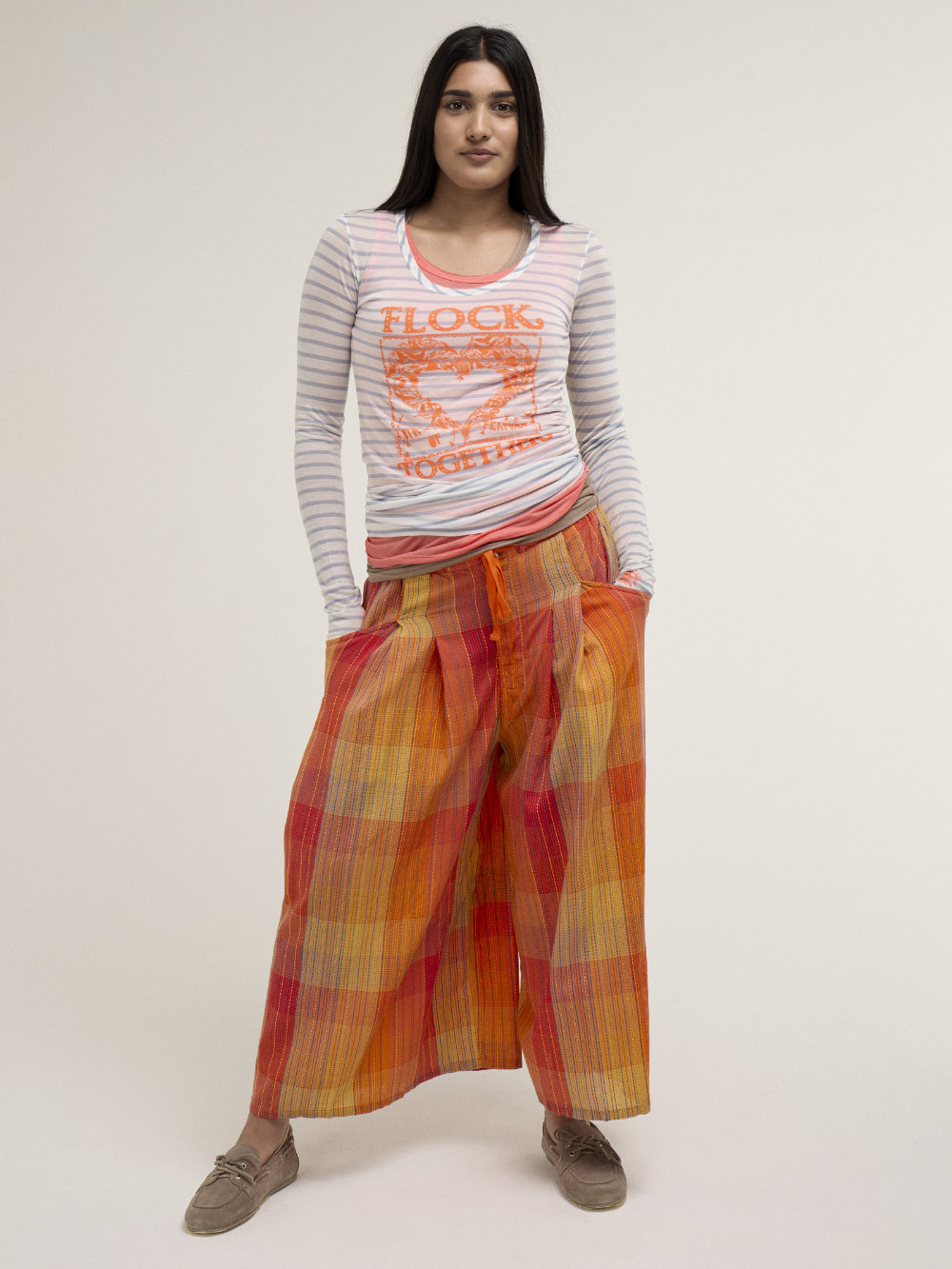 The Flock Together Long Sleeve Stripe Tee - Image 2