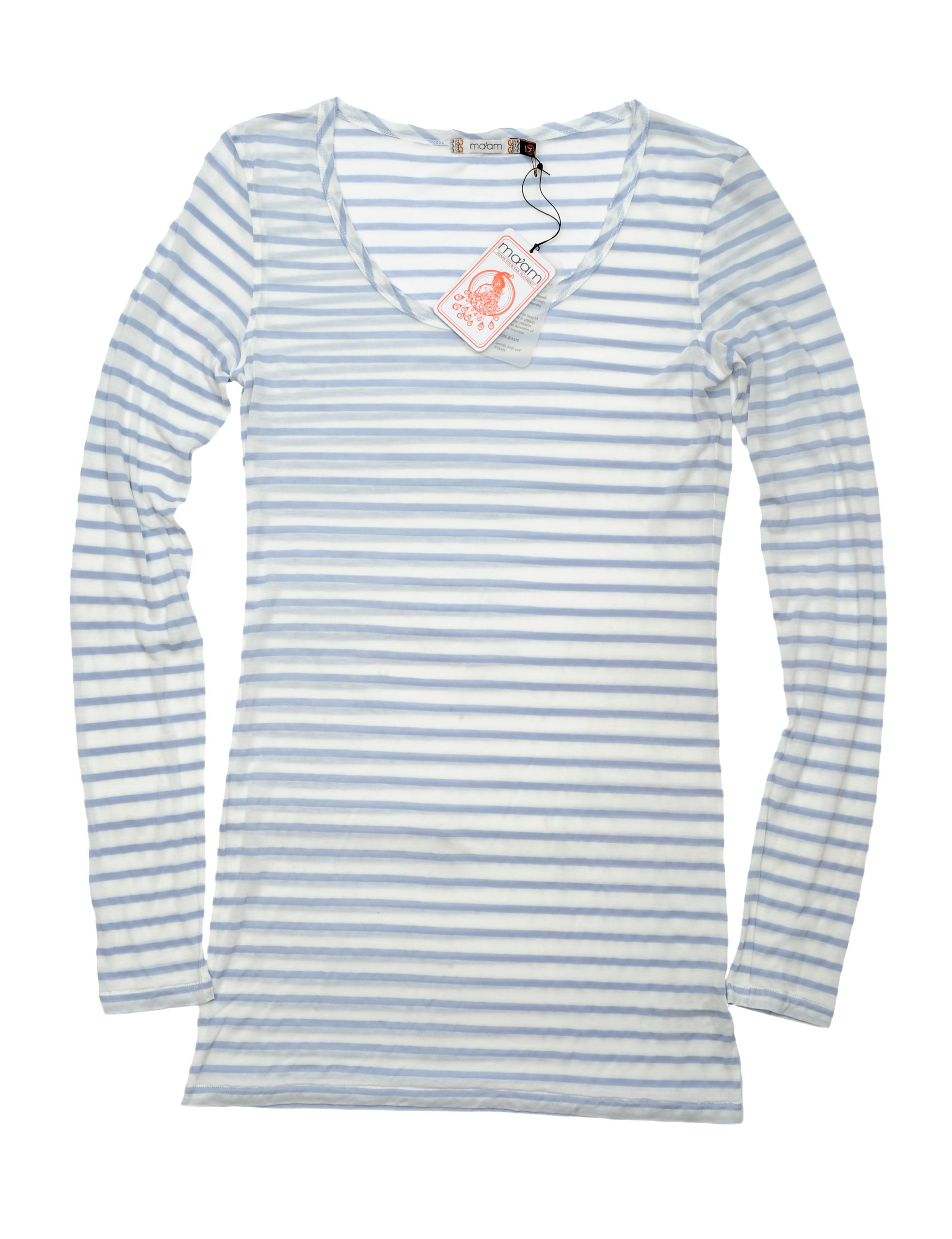 The Plain Long Sleeve Stripe Tee - Image 5